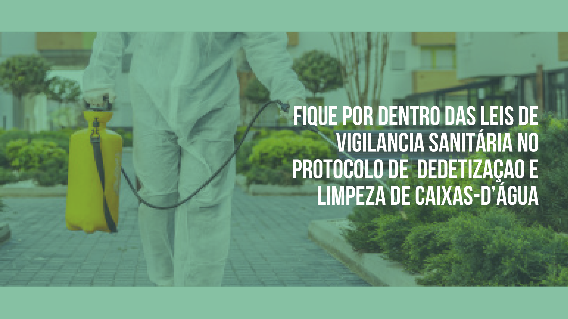 Regulamentos da ANVISA para a realização de serviços de dedetização. Leia a notícia Líder Dedetizadora!