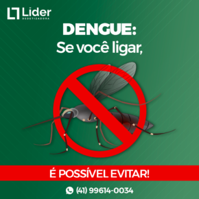 Dengue: Se você ligar, é possível evitar! Leia a notícia Líder Dedetizadora!