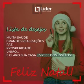 A Líder Dedetizadora deseja à todos um feliz natal!