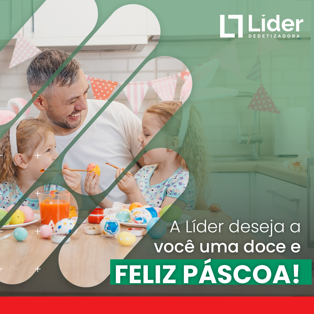 A Líder Dedetizadora deseja a você uma doce e feliz Páscoa!