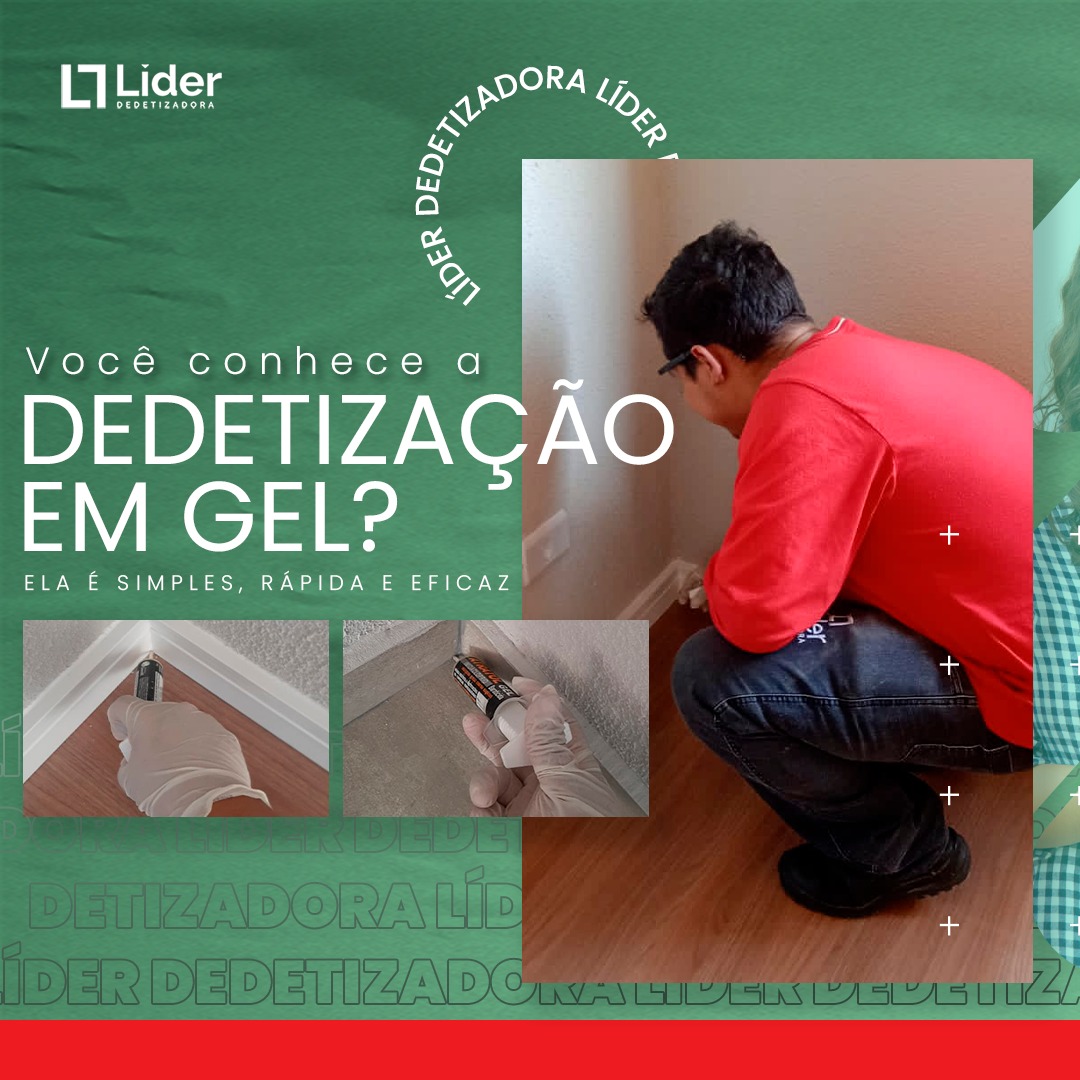 Você conhece a Dedetização em Gel? Ela é simples, rápida e eficaz! Leia a notícia Líder Dedetizadora!