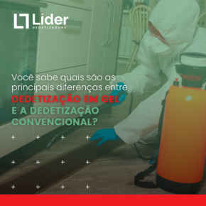 Você sabe quais são as principais diferenças entre dedetização em gel e a dedetização convencional? Leia a notícia Líder Dedetizadora!