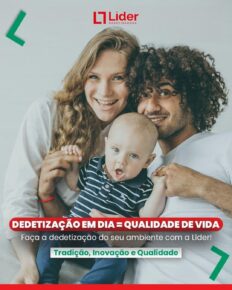 DEDETIZAÇÃO EM DIA = QUALIDADE DE VIDA. Faça a dedetizado seu ambiente com a Líder! Tradição, Inovação e Qualidade! Leia a notícia Líder Dedetizadora!