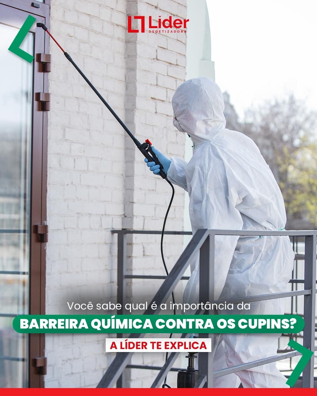 Você sabe qual é a importância da BARREIRA QUÍMICA CONTRA OS CUPINS? Leia a notícia Líder Dedetizadora!